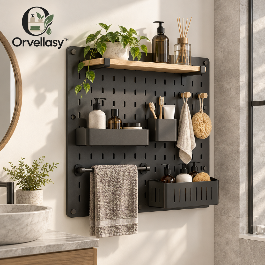 Orvellasy™ Wall-Mounted Bathroom Organizer \ - hero image