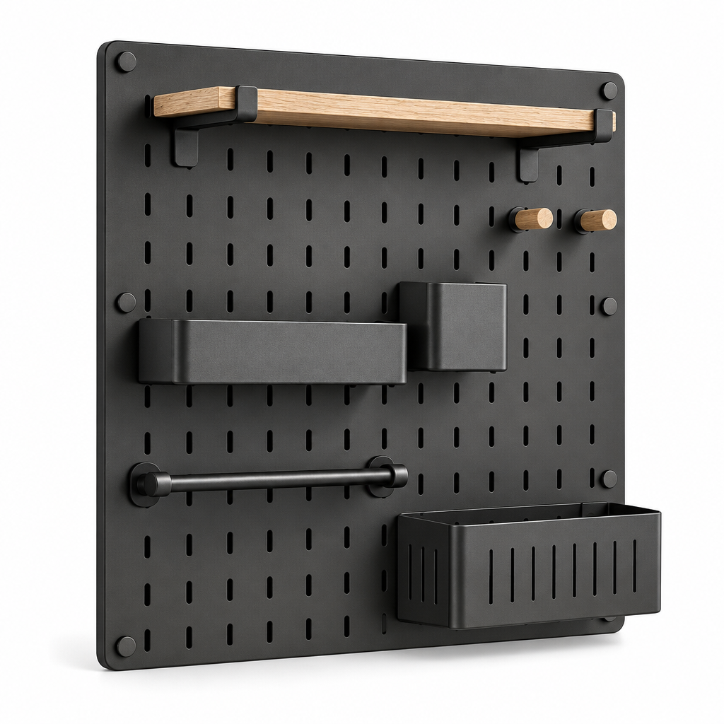 Orvellasy™ Wall-Mounted Bathroom Organizer \ - white background
