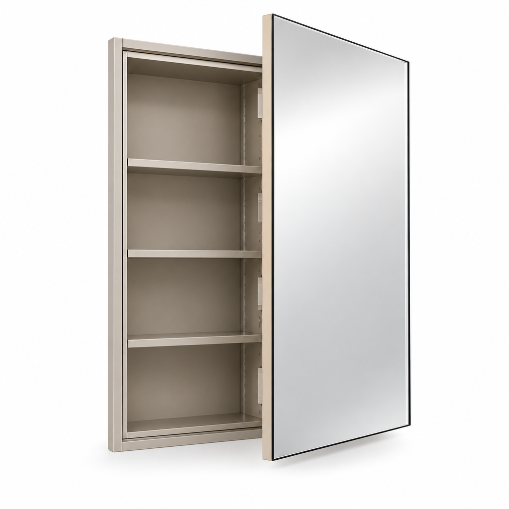 Orvellasy™ Wall-Mounted Bathroom Mirror Cabinet \ - white background