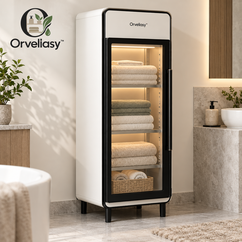 Orvellasy™ Tall Bathroom Storage Cabinet \ - hero image