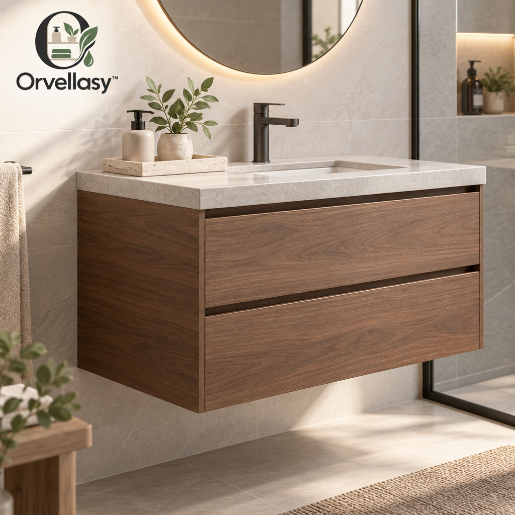 Orvellasy™ Wall-Mounted Bathroom Vanity Cabinet - hero image