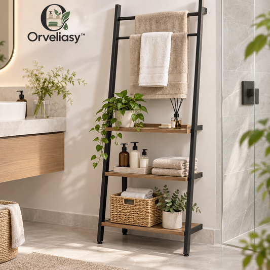 Orvellasy™ Ladder-Style Bathroom Storage Rack \ - hero image