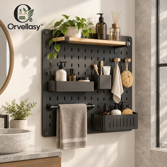 Orvellasy™ Wall-Mounted Bathroom Organizer \ - hero image